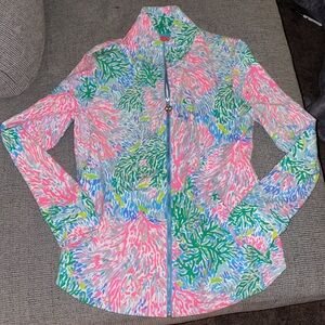Lilly Pulitzer Zip-up Sweatshirt size M